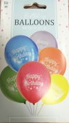 Lufi Happy Birthday felirattal 6 DB/csom.